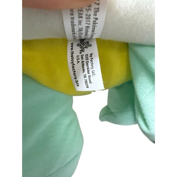 Pokemon Squirtle Large Plush Foam Bean Stuffed Animal Toy Factory Nintendo 2017 - Picture 6 of 9